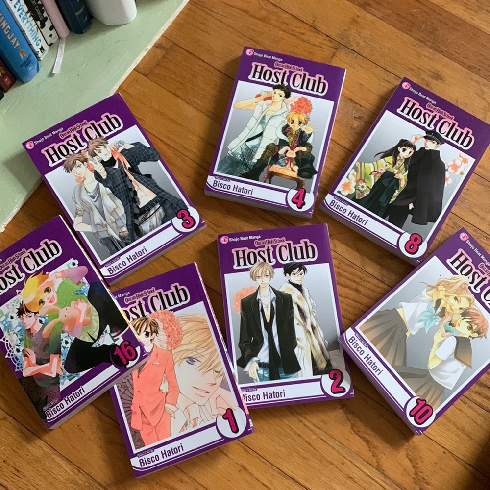 Ouran High School Host Club Manga vol. 1,2,3,4,8,10,16